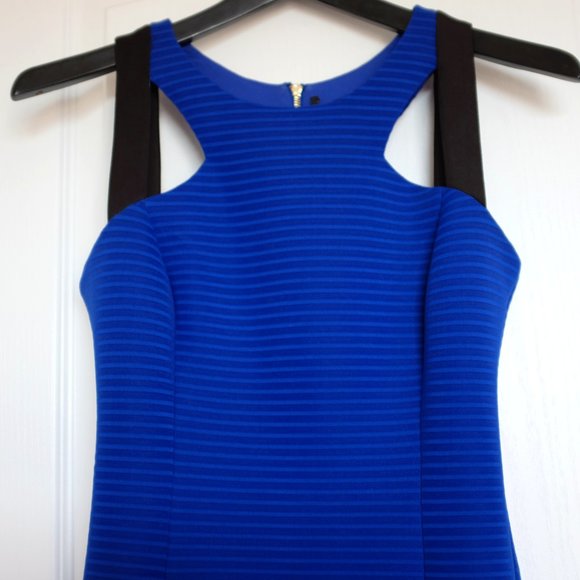 COPY - Guess Blue Sleeveless Scuba Sheath Dress Size 4 - Picture 7 of 13